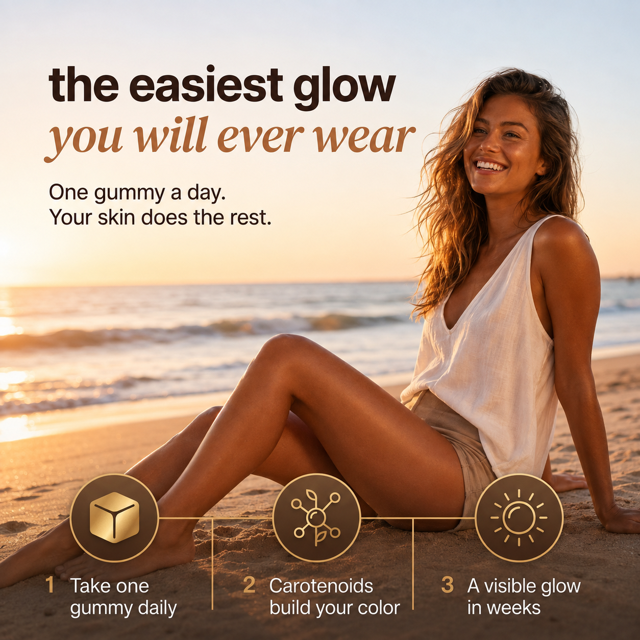 Get The Glow Without The Sun, The Mess, Or The Damage.